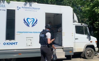 Day 2: Geert Jan Hahn reports: LifeLine Ukraine’s Mobile Dental Care in Kherson
