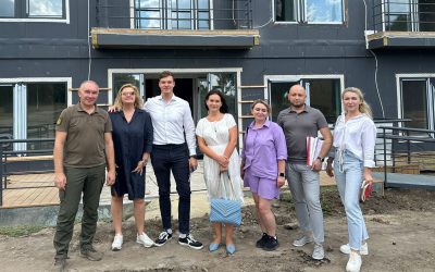 Visiting Trostyanets to support 2600 refugees